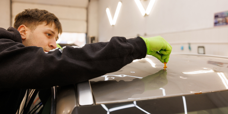 Hail Damage Dent Repair in Dallas, Texas